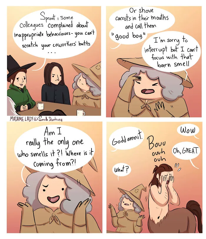 I Illustrate What Happens In Hogwarts When No One's Watching (15 New Pics)