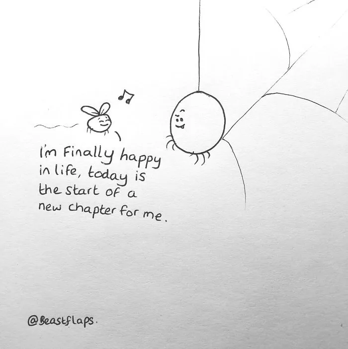 I Create Simple Doodles To Tell Short, Funny Stories (35 Pics)