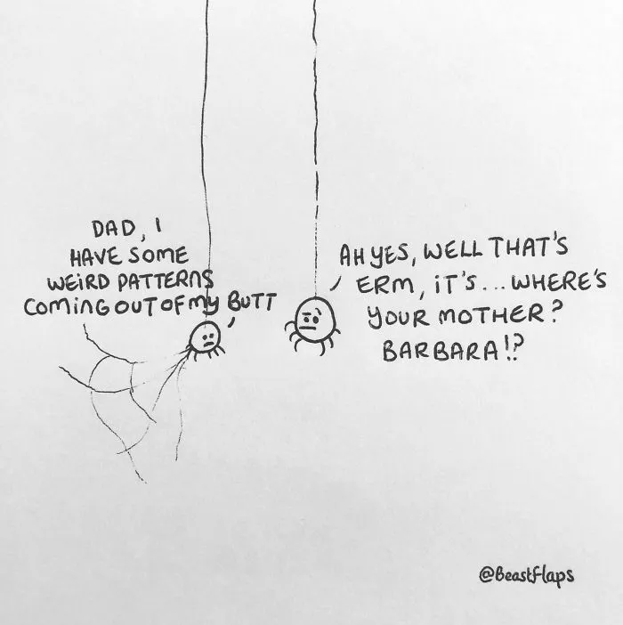 I Create Simple Doodles To Tell Short, Funny Stories (35 Pics)