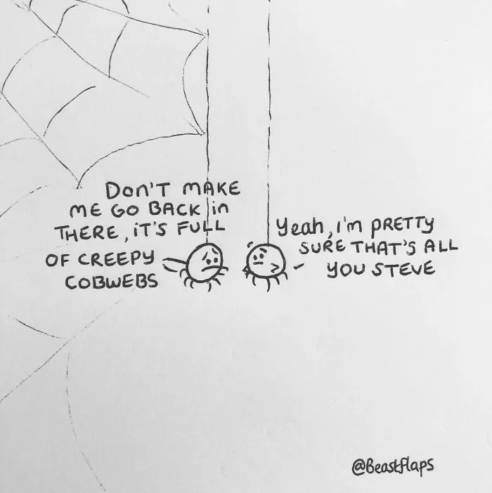 I Create Simple Doodles To Tell Short, Funny Stories (35 Pics)