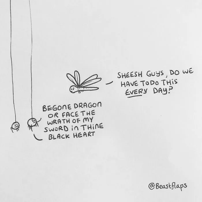 I Create Simple Doodles To Tell Short, Funny Stories (35 Pics)