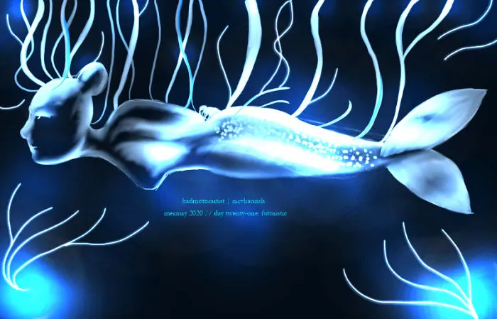 Day Twenty-One Of Mermay 2020 (Futuristic)