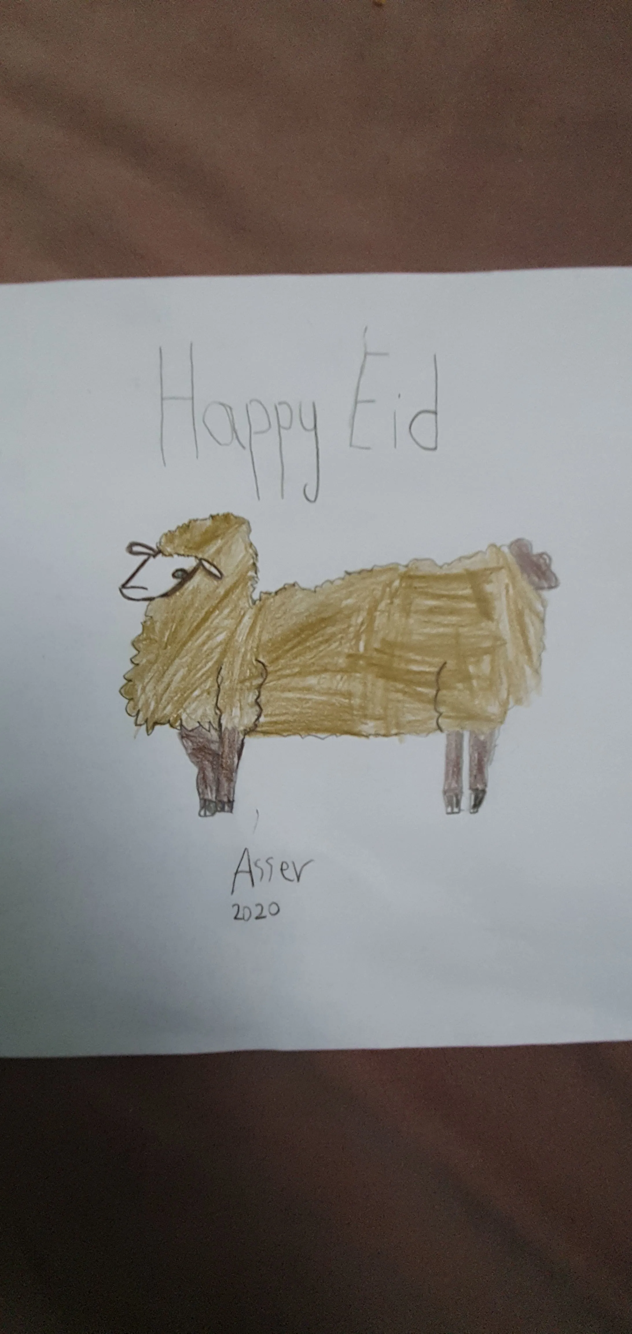 My Son Drawing