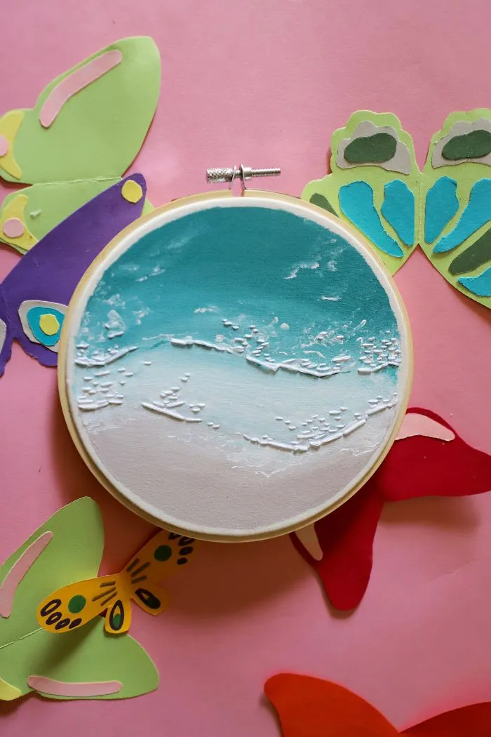 I Combine Sewing With Painting To Create These Landscape Embroideries