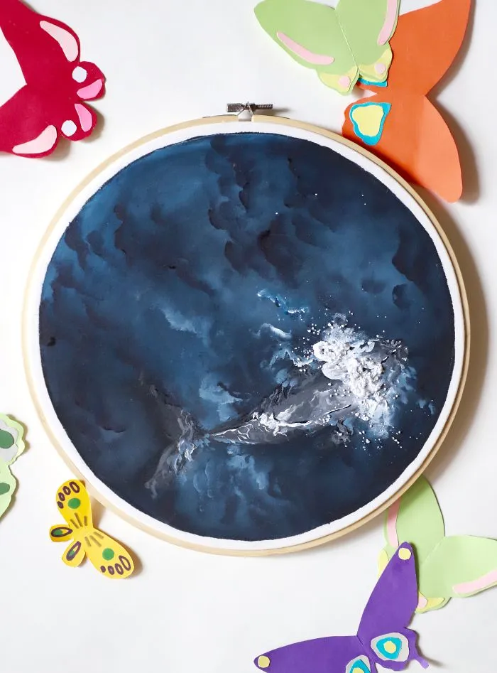 I Combine Sewing With Painting To Create These Landscape Embroideries