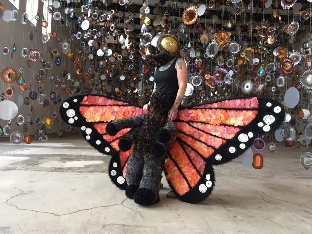Art For Change Butterfly By Huckleberry Elling As Part Of Nick Cave's 'Until' At Mass Moca