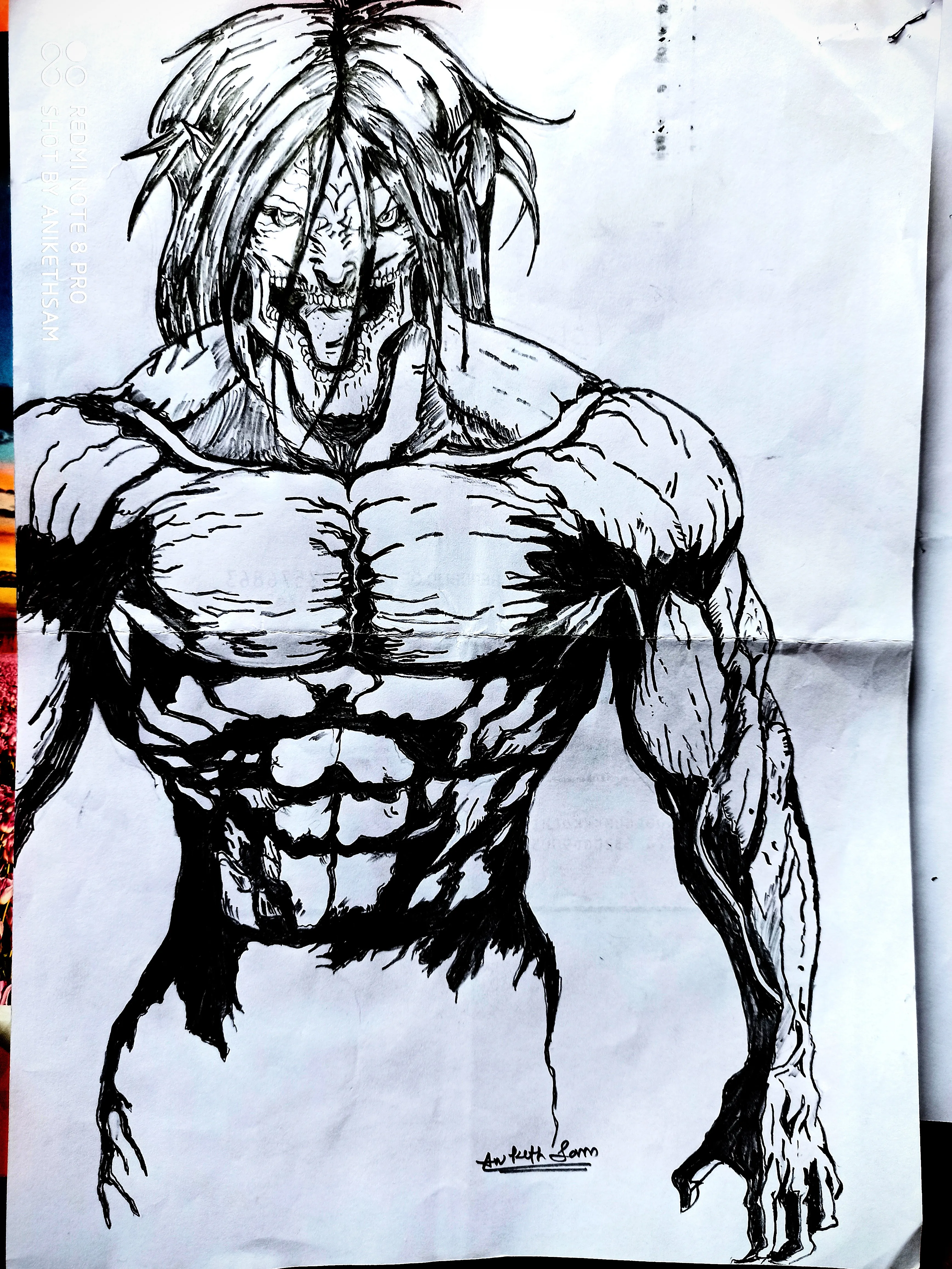 The Attacking Founding Titan
