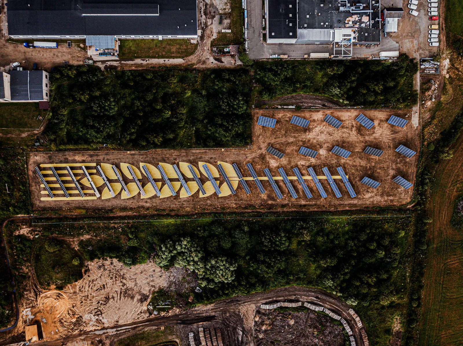 We Created Rye Installation In The Solar Power Plant