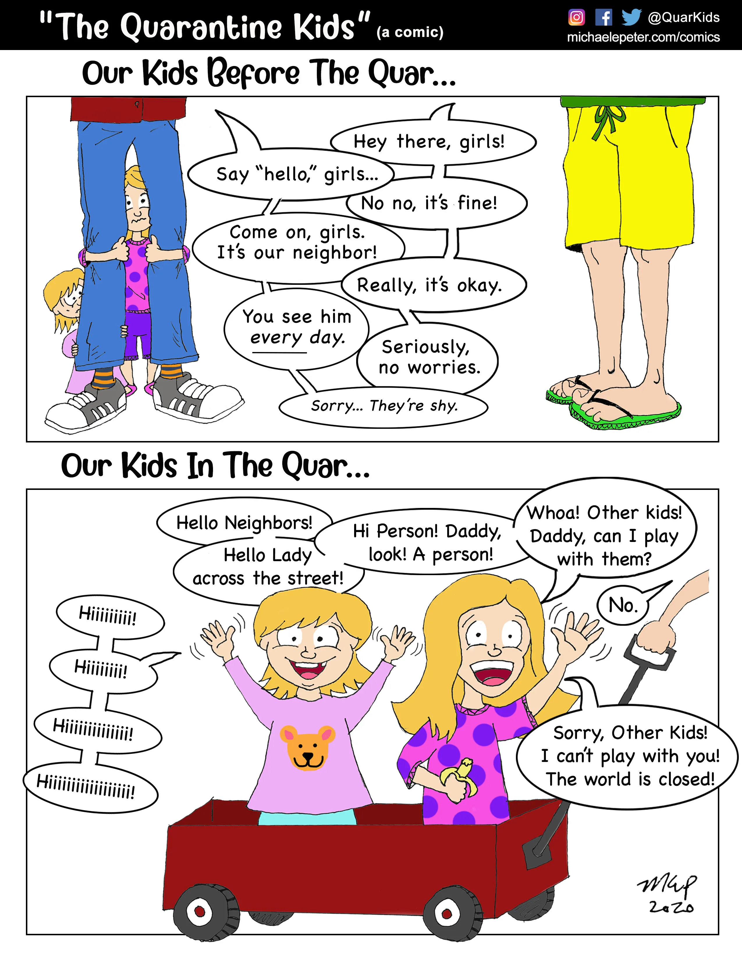 I Started Creating Comics Inspired By Being In Quarantine With My Two Toddler-Aged Kids. These Are The First 11.
