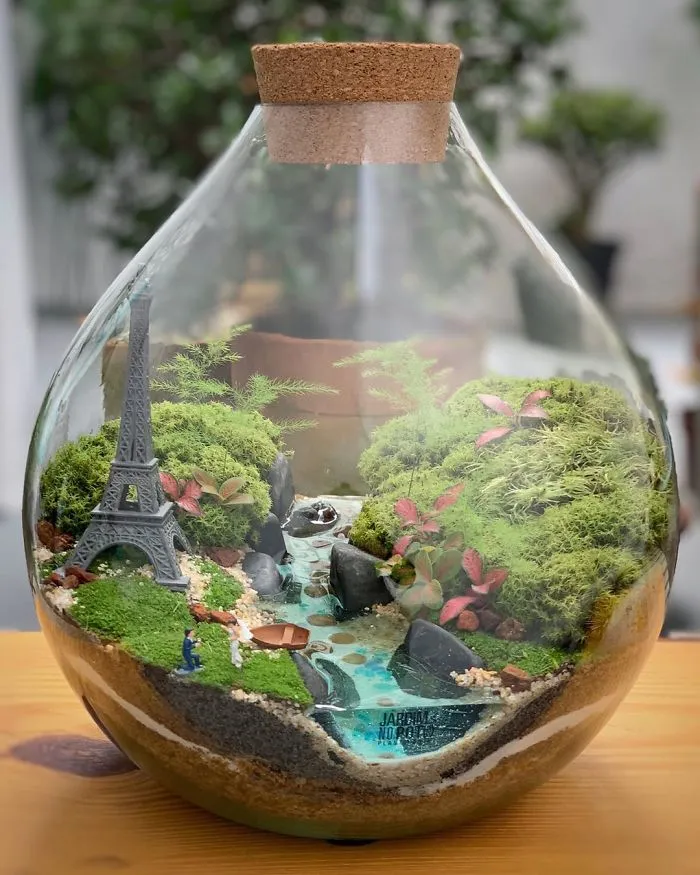 These Artists Put Micro, Self-Sustainable Ecosystems In Glass Containers (30 Pics)