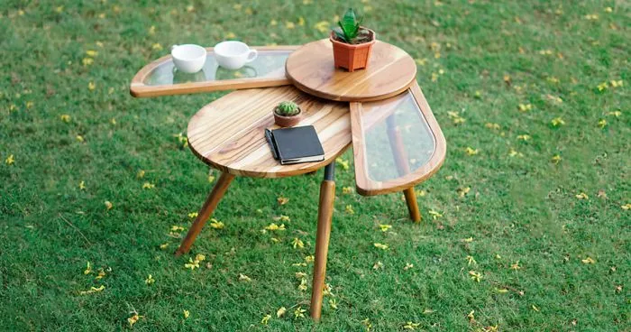 This Unique Table Called 'Elytra' Was Inspired By The Wings Of A Beetle
