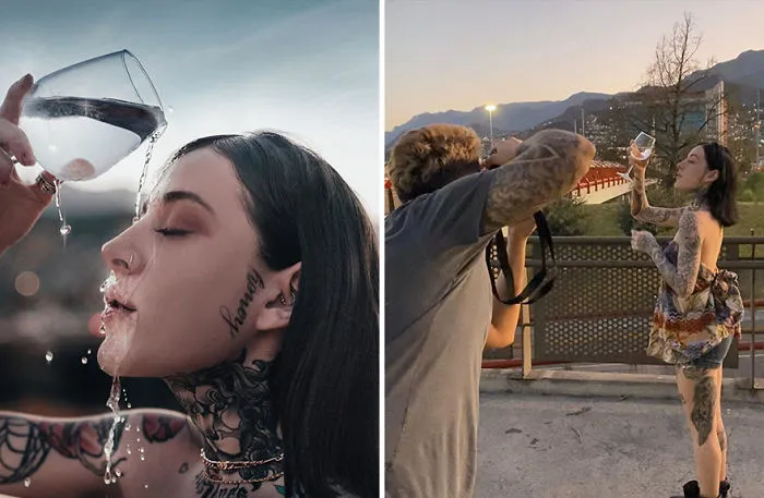 This Guy Shows The Behind-The-Scenes Of Glamorous Instagram Photos (30 Pics)