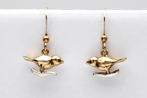 Original Silver Earrings Online - Bird Earrings