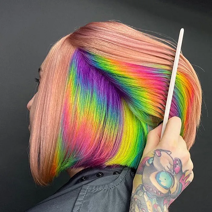 30 Bright, Rainbow-Colored Hairstyles By Russian Artist Snezhana Vinnichenko