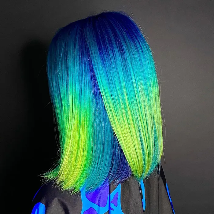 30 Bright, Rainbow-Colored Hairstyles By Russian Artist Snezhana Vinnichenko