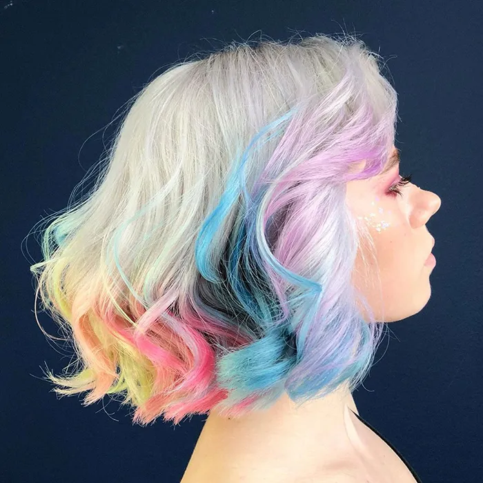 30 Bright, Rainbow-Colored Hairstyles By Russian Artist Snezhana Vinnichenko