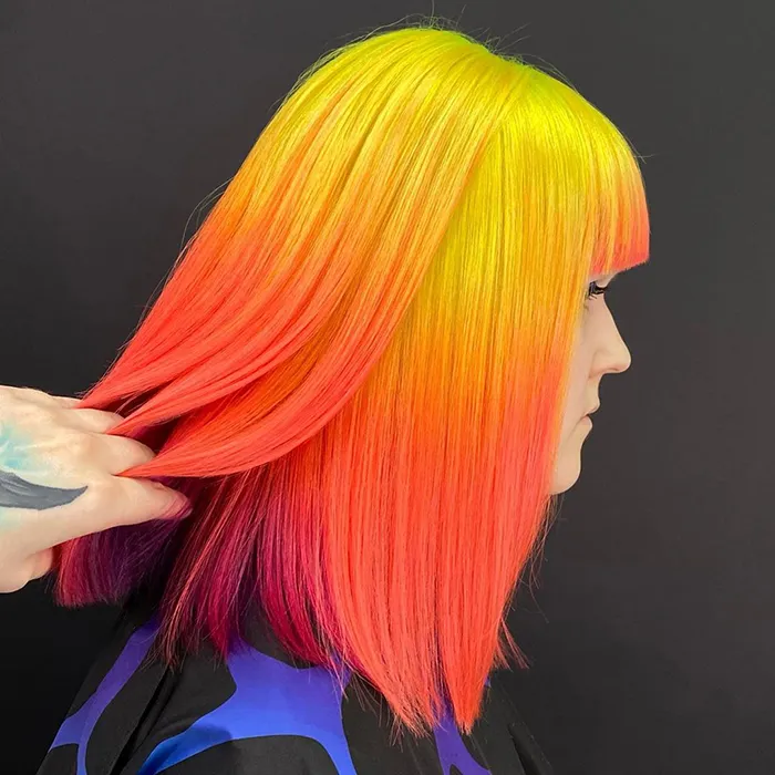 30 Bright, Rainbow-Colored Hairstyles By Russian Artist Snezhana Vinnichenko
