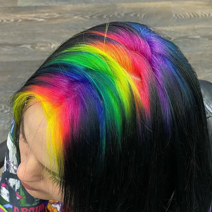 30 Bright, Rainbow-Colored Hairstyles By Russian Artist Snezhana Vinnichenko