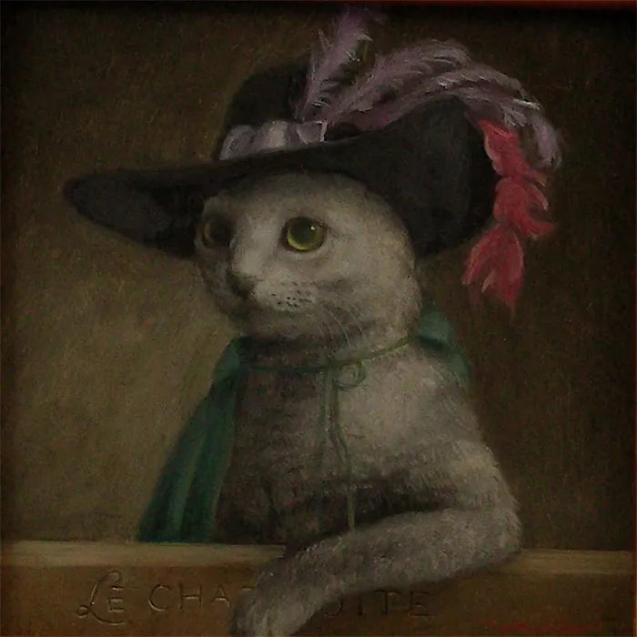 This Artist Captures The True Royalty Of Cats With His 11 Classical-Style Oil Paintings