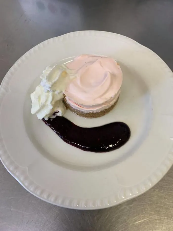 Tarta de queso con fresa