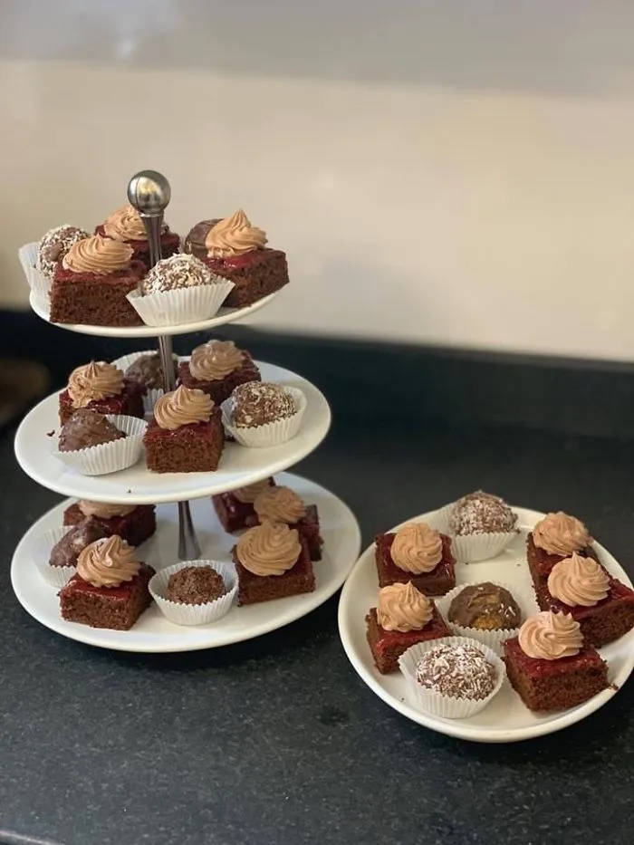 Pasteles para el té