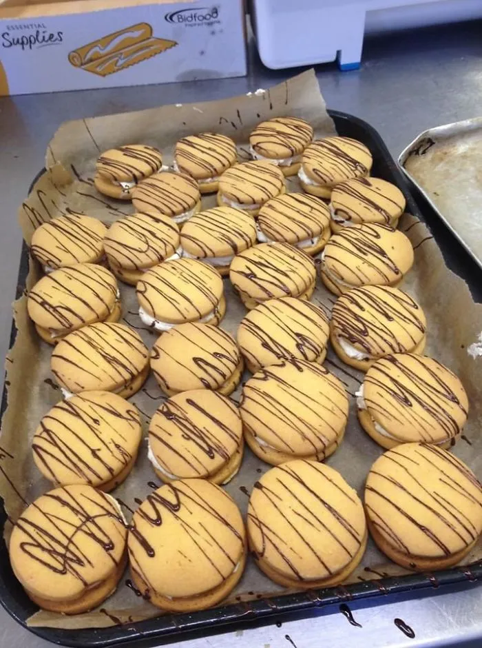 Shortbread con caramelo