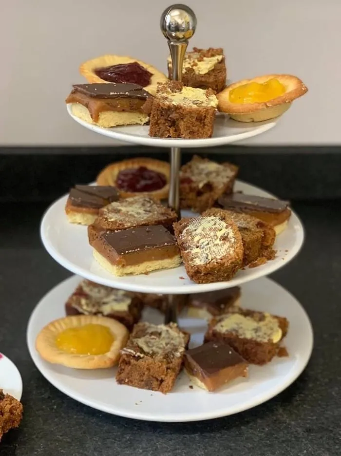 Pasteles para el té