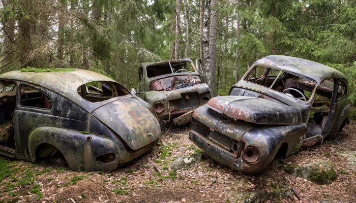 I Photographed Bastnäs, Sweden's Abandoned Car Graveyard (19 Pics)