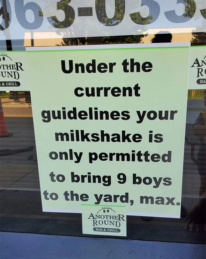 22 Funny, Straightforward Signs About The Coronavirus Situation Put Up By Shops And Restaurants