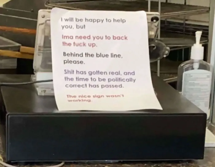 22 Funny, Straightforward Signs About The Coronavirus Situation Put Up By Shops And Restaurants
