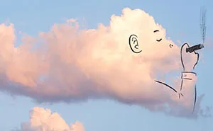 Artist Posts Funny Cloud Doodles On Twitter, People Like Them So Much That They Respond With Their Own Doodles