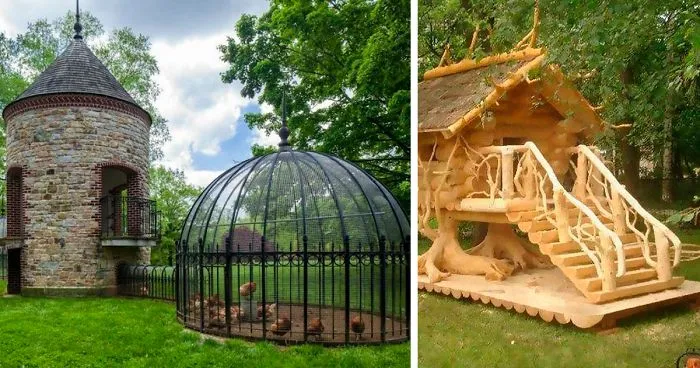 30 Personas que fueron muy creativas construyendo gallineros