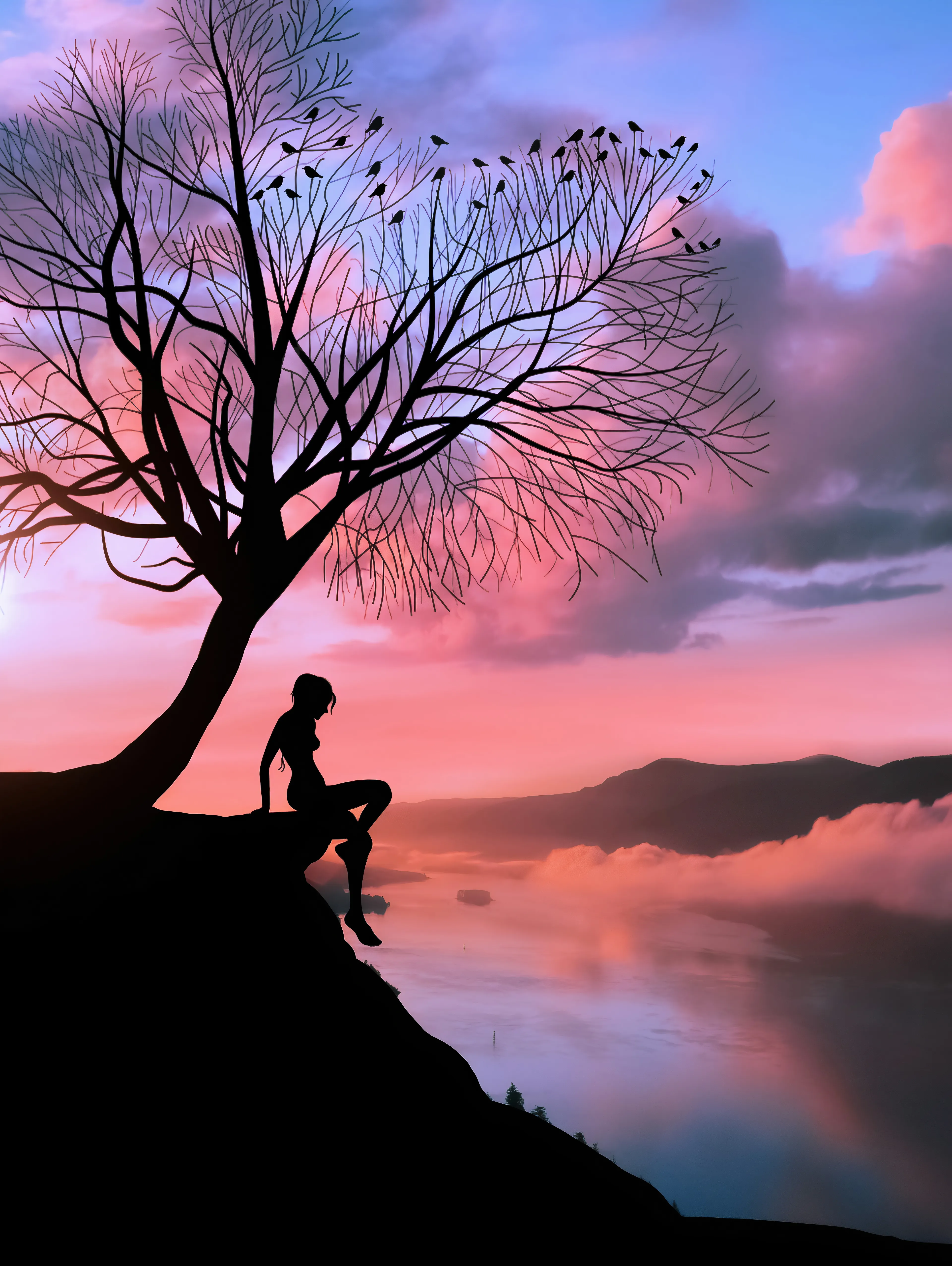 These Are My Surreal Silhouette Works..