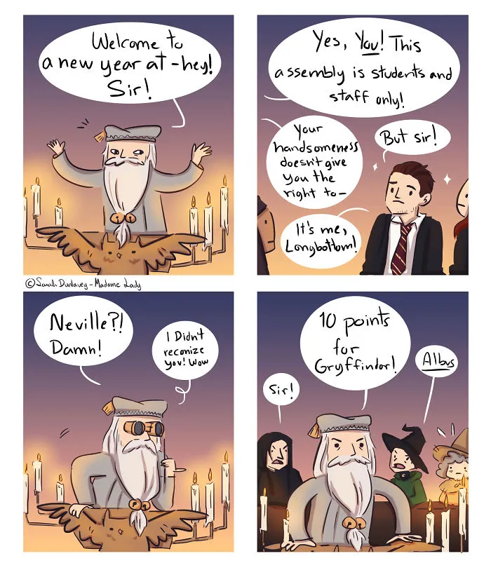 I Illustrate What Happens In Hogwarts When No One's Watching (15 New Pics)