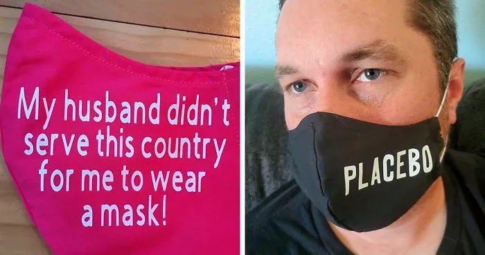 20 Face Masks For Anti-Maskers As Sold By One Etsy Store