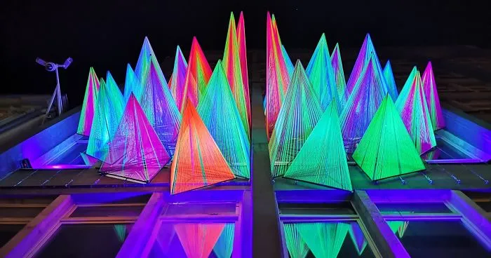 We Created A Conceptual Space Project Using Lights Called 'DecodetheCode' (40 Pics)