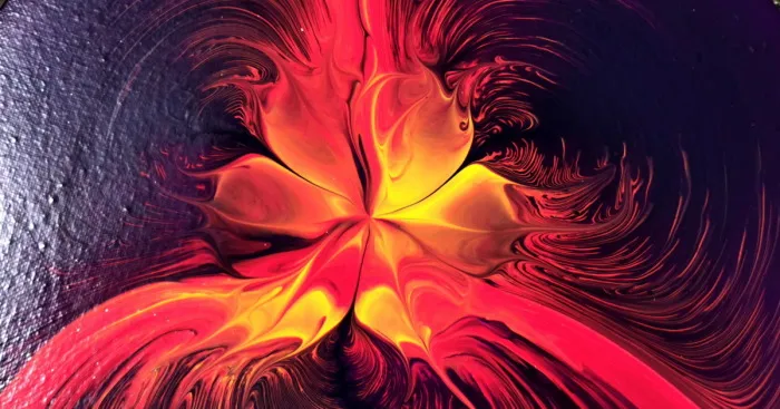I Create Art By Pouring Paints