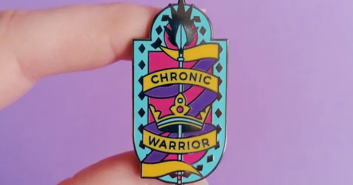 My Sister Used Her Chronic Migraines As Inspiration To Make Illustrative Pins For The Chronically Ill