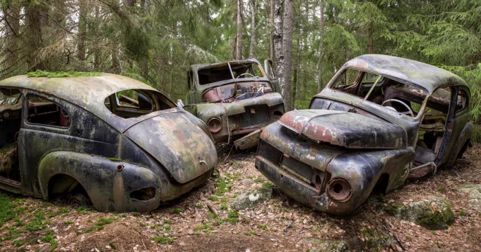 I Photographed Bastnäs, Sweden's Abandoned Car Graveyard (19 Pics)