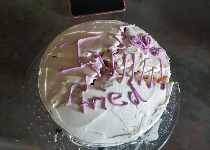My Sister Made My Brother A Birthday Cake