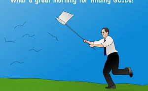I Draw Cartoons Of "Guids" As Nerdy Jokes For My Colleagues