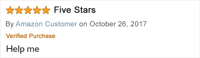 Star Rating or Cry for Help?