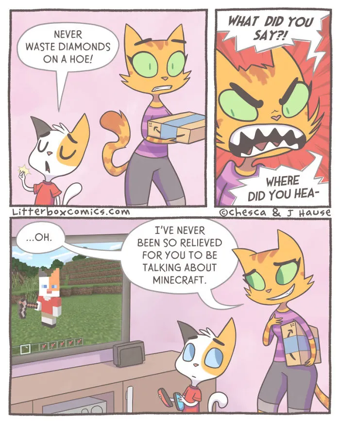 I Illustrate My Experience As A Mom Of Two Boys In 25 Comics With A Feline Twist (New Pics)