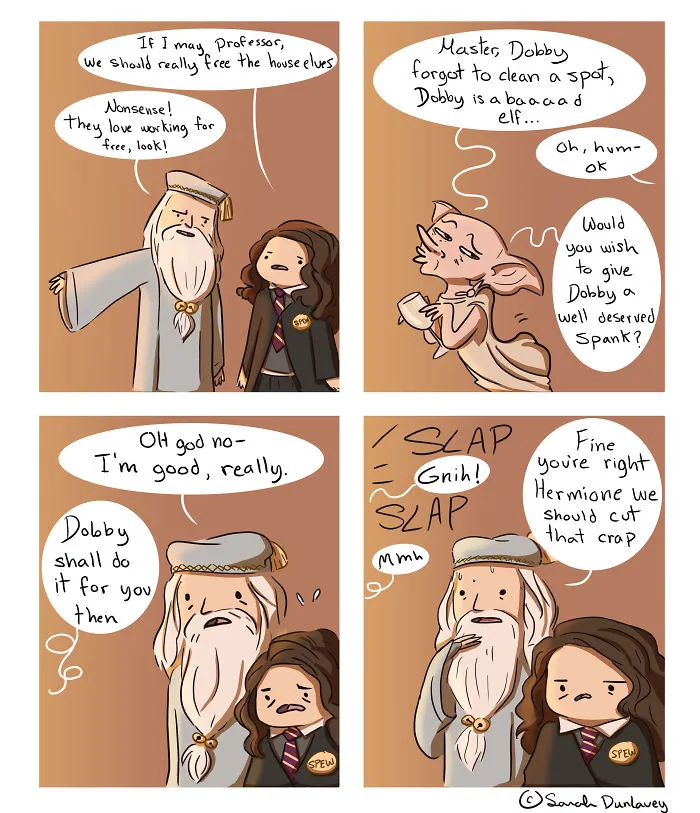 I Illustrate What Happens In Hogwarts When No One's Watching (15 New Pics)