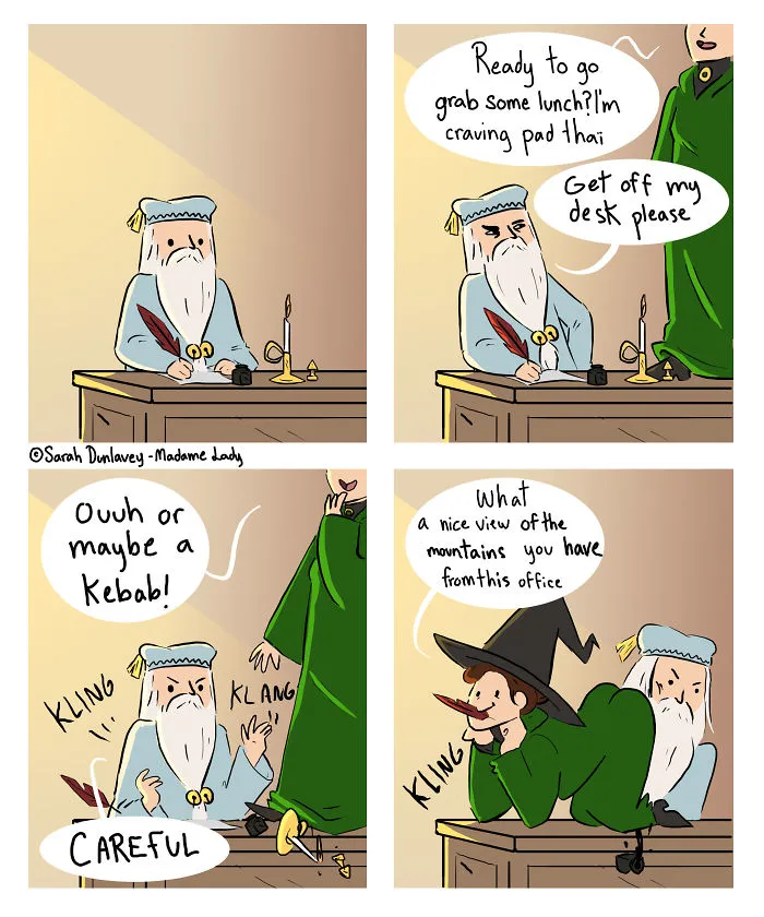 I Illustrate What Happens In Hogwarts When No One's Watching (15 New Pics)