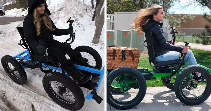 Este hombre diseñó una silla de ruedas "todoterreno" para que su esposa pudiera ir a cualquier lugar, y ahora las van a producir industrialmente