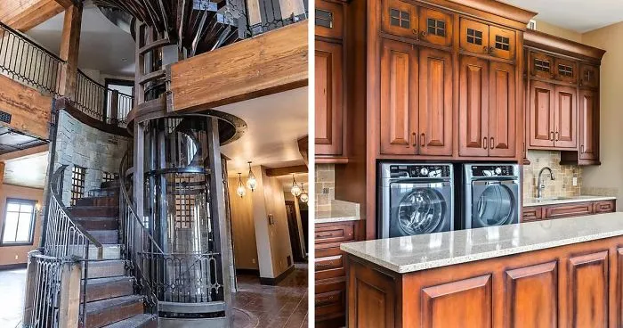This Majestic 30,843-Square-Foot 'Castle' Sells For $13.95 Million And It Even Has A Fitness Center And Indoor Shooting Range