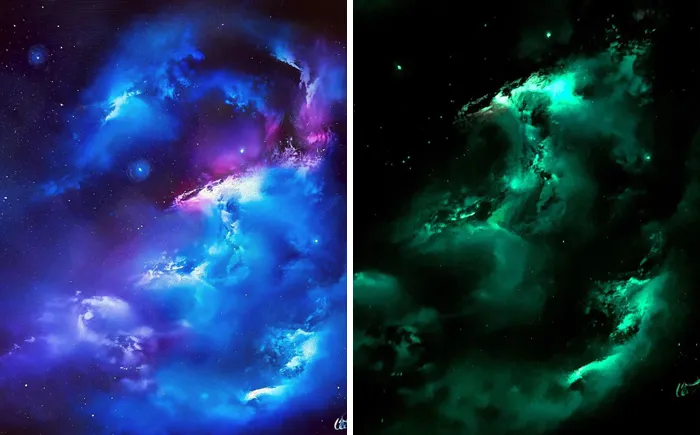 Artist Quits Desk Job To Create Mesmerizing Space Paintings, 4.5 Years Later, Her Portfolio Is Beautiful And Massive (39 Pics)