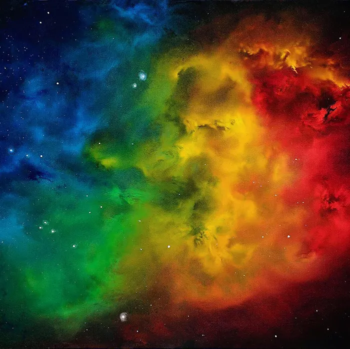 Artist Quits Desk Job To Create Mesmerizing Space Paintings, 4.5 Years Later, Her Portfolio Is Beautiful And Massive (39 Pics)