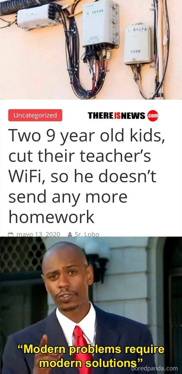 21 People Post The Best 'Modern Problems Require Modern Solutions' Jokes They've Stumbled Upon